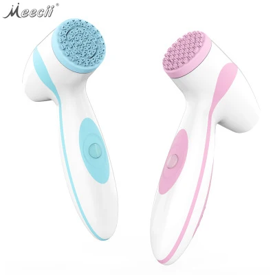 

Hot Selling Skin Care Beauty Equipment Face Washing Brush Silicone Facial Cleansing Brush Face Cleansing Brush, Blue/pink