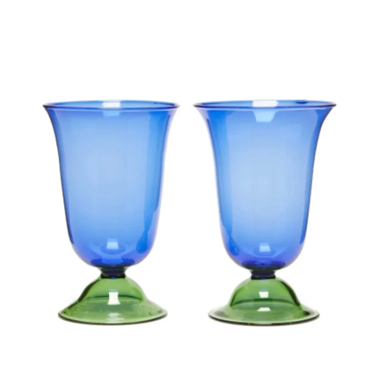 

OEM Handmade Creative Red Wine Glass Champagne Flutes Glasses Drinking Glass Juice Mug Milk Coffee Cup, Customized color