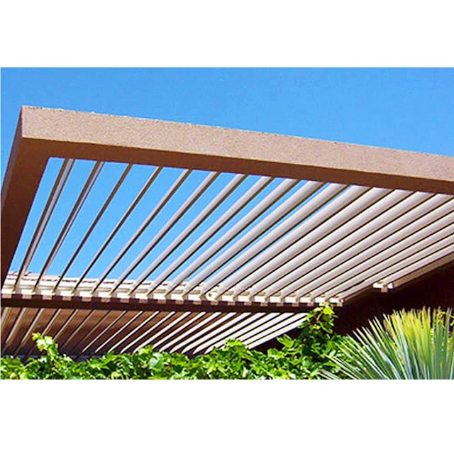 

High quality modern Remote control Adjustable Sun Aluminium Louver shutter roof aluminum louver shutter pergola roof shutters