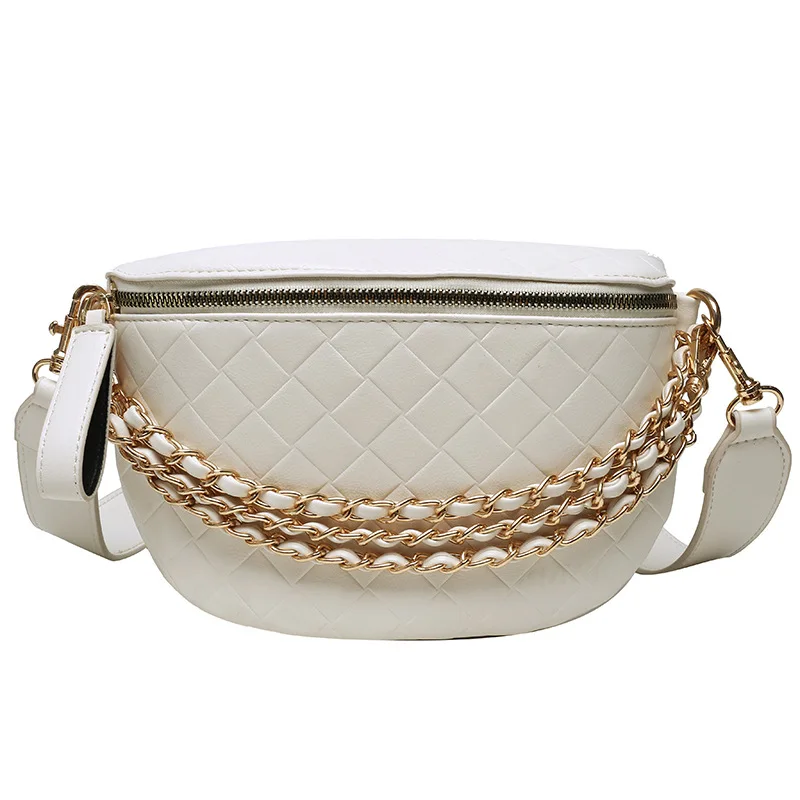 

2021 summer new multi-functional Korean ladies chest bag waist bag casual wild wide shoulder strap shoulder messenger bag, Picture