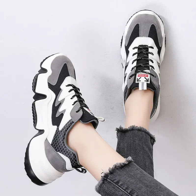 

2020 New arrival breathable lightweight women casual sports shoes ladies shoes women, Optional