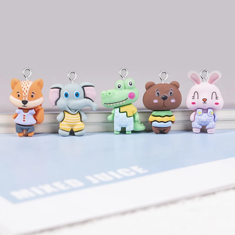 Cartoon Animals Rabbit Fox Bea