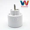 Smart wifi Plug 16A EU France Finland 3 pin Standard Smart Wifi Plug With switched Socket Support Smart Life APP power monitor