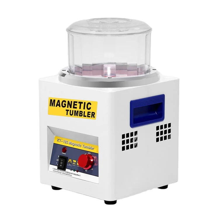 

MAGNETIC TUMBLER JEWELRY POLISHER MACHINE FINISHER 180MM KT185 TIME CONTROL