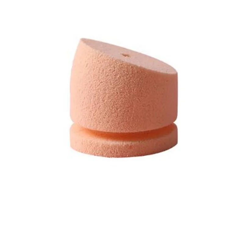 

Beveled Hole Soft Cosmetic Puff Dry Wet Dualuse Makeup Sponge, Pink