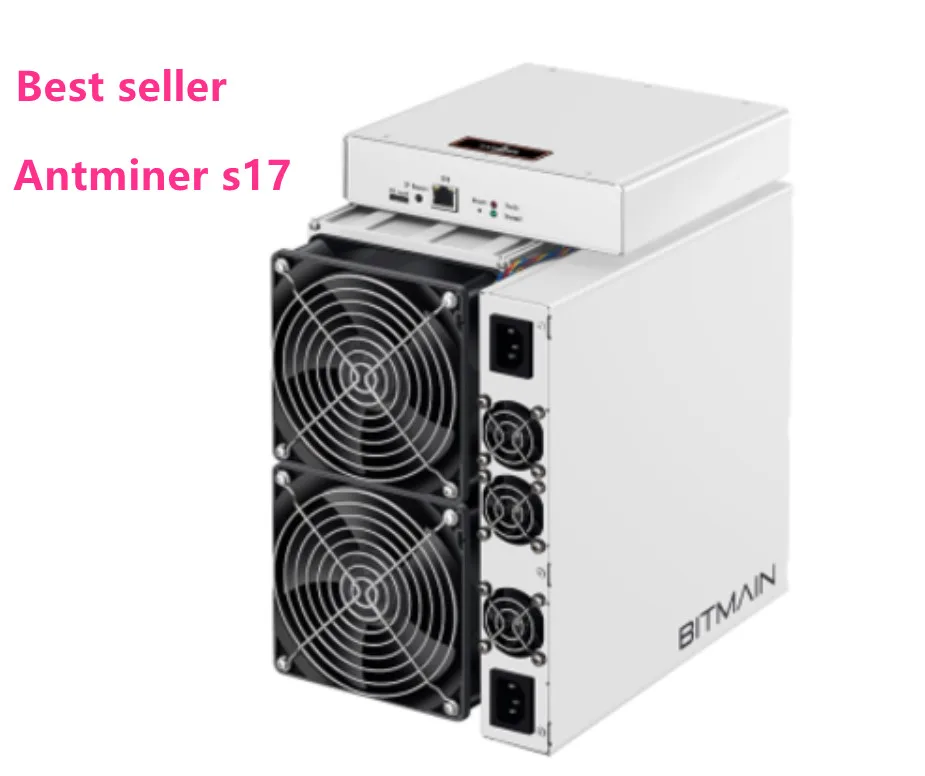 

Bitmain Antminer S17 pro 56th 73th S17 53th s17e 60th 53t 56t 73t used BTC miner Bitcoin mining machine Asic Blockchain Miners