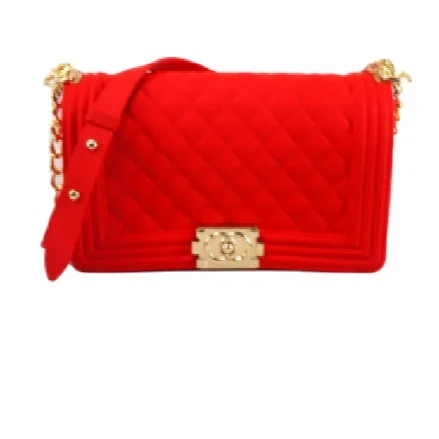 

GW Chinese supplier clear PVC shoulder bag jelly matte handbag waterproof candy handbags, Rich color