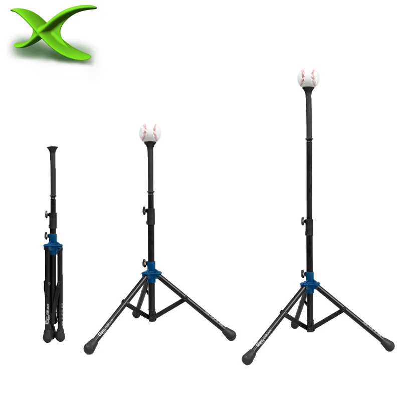 
High quality light weight outdoor travel portable adjustable metal baseball batting tee for training 