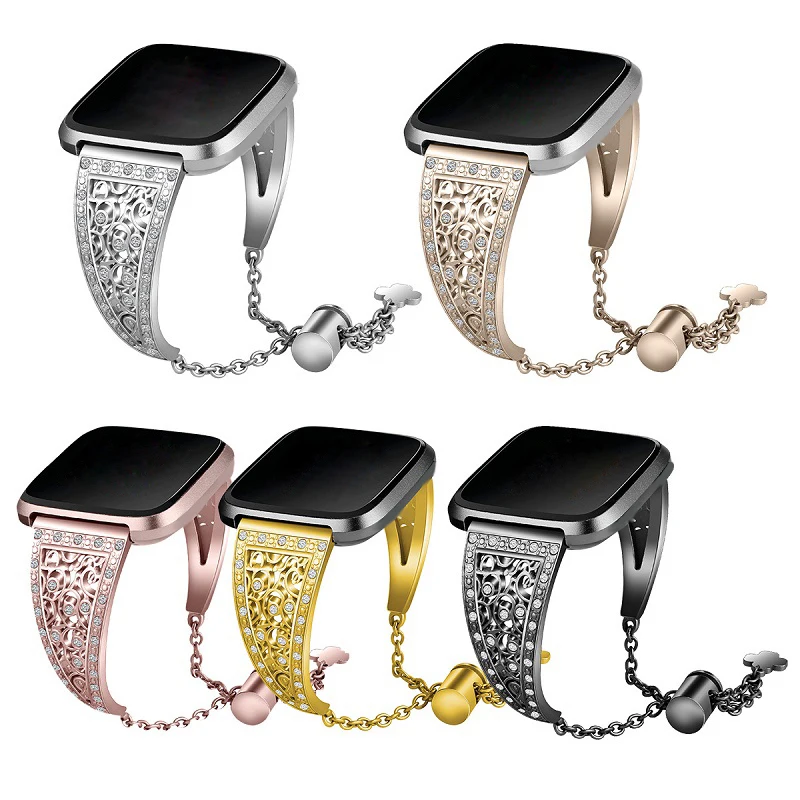 

Free Shipping Replaceable Zinc Alloy Smart Watch Bands  5 Colors Available, Black, rose gold, silver, gold, rose gold