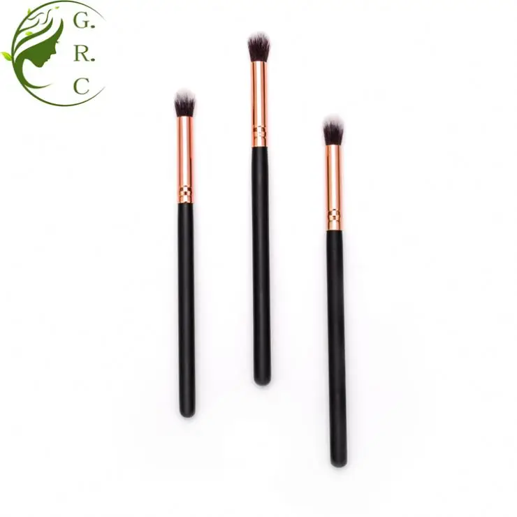 

Bk38A Privata Label Custom Synthetic Hair Black Vegan Eye Shadow Brush Makeup Single Blending Concealer Eyeshadow Brush, Customized color