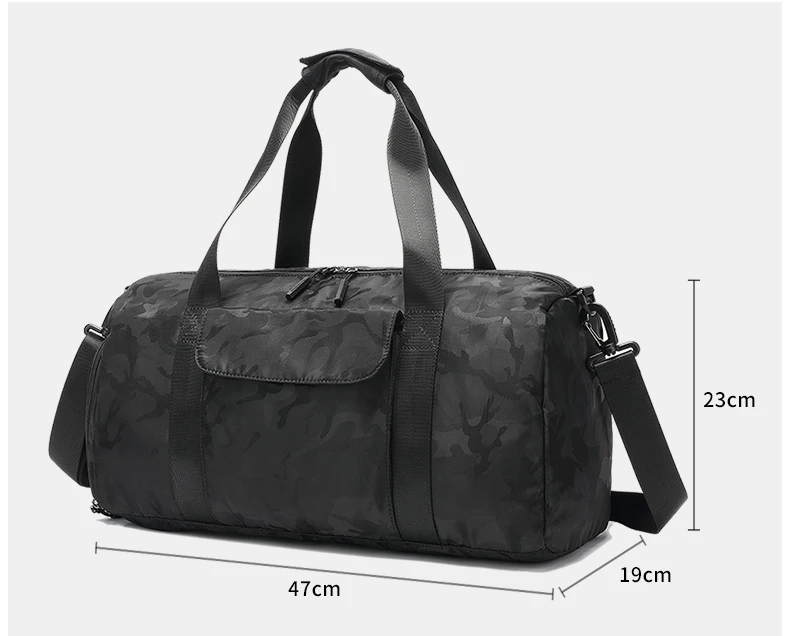 Good Quality Waterproof Outdoor Fitness Men Large Gym Sports Travel Duffel Bags With Shoes