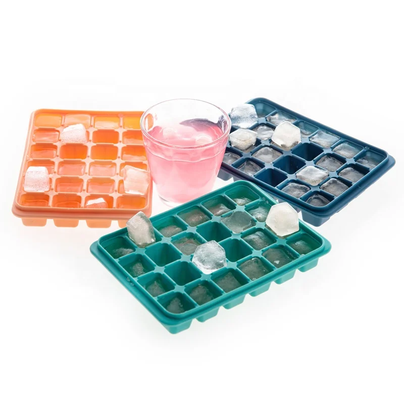 

24 cavity new home clear funny ice cube tray reusable silicone sphere shaped ice cube mold, According to pantone color