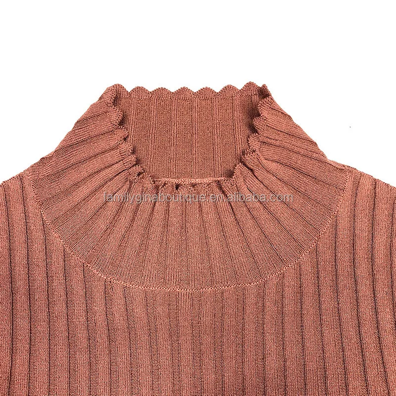 High Collar Short Sweater