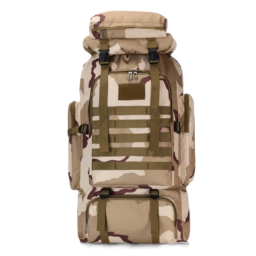 

Promotional waterproof hiking camouflage backpack double shoulder camping travel backpack