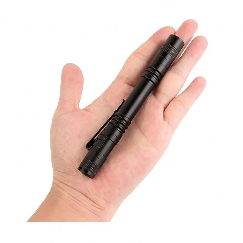 Modern Novel Design China Factory Price Ultra Bright AAA XPE 100 Lumens Pen Light Pocket Clip Mini  LED Flashlight Bulk