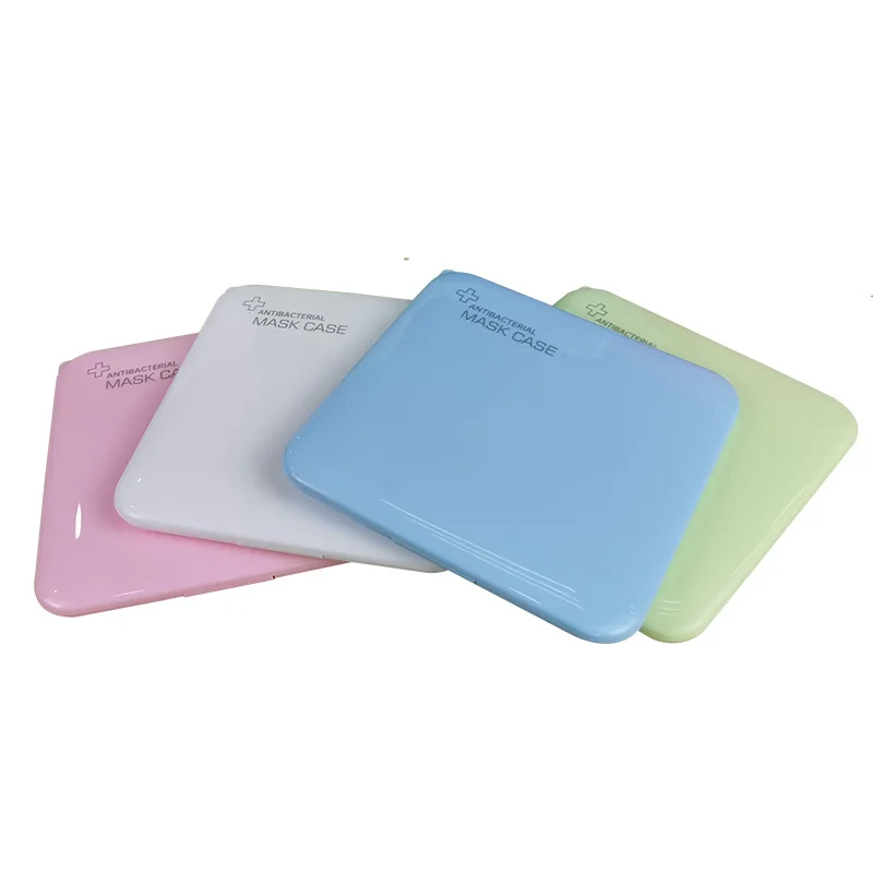 
2020 New Portable Dustproof Moisture proof Storage Box Anti  bacterial Faced Mask Case Multi colors 