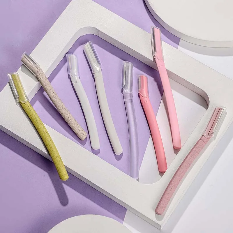 Wholesale Hot Selling Eyebrow Trimmer Fashion Eyebrow Shaver Women With Beginners Safety Blade Eyebrow Razor