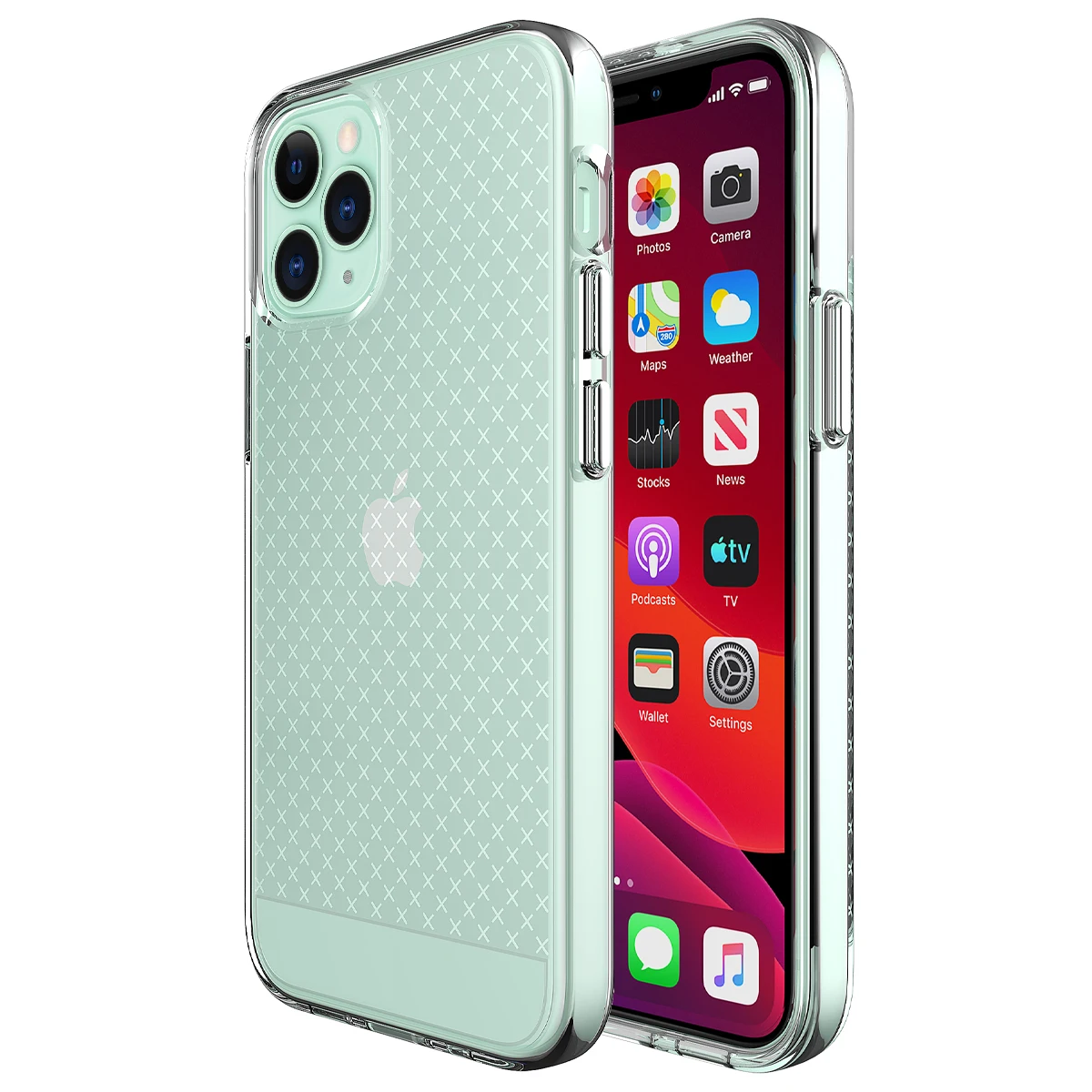 

Crystal Transparent Back Cover Flexible Breathable Shockproof Cell Phone Case Cover For iPhone 12 11 Pro 10 Se X Xs Max 8 7Plus