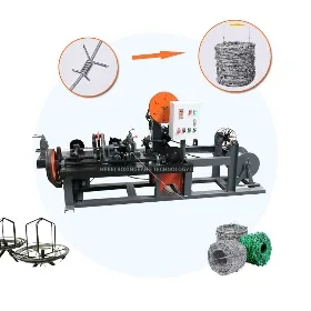 single barbed wire machine