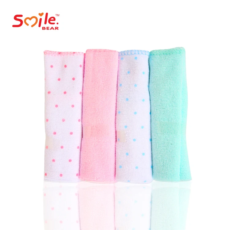 
Cute Customized Gift Printed Baby Washcloth Cleaning Towel Wash Cloth 