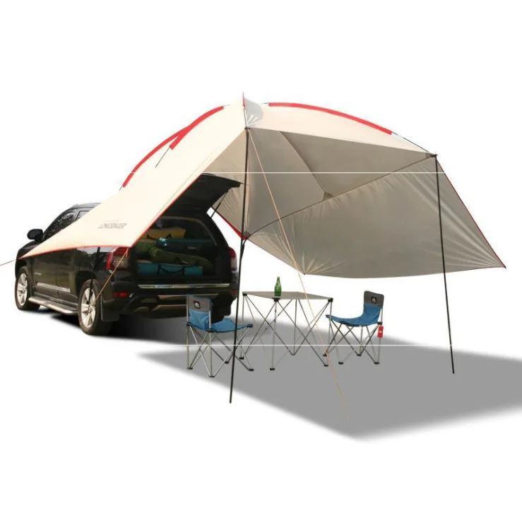 

Rear Tent Canopy Awning Outdoor Family 3-4 Person Truck Camping Canvas Roof Top Rear Tent Canopy for Outdoor Camping, Customzied