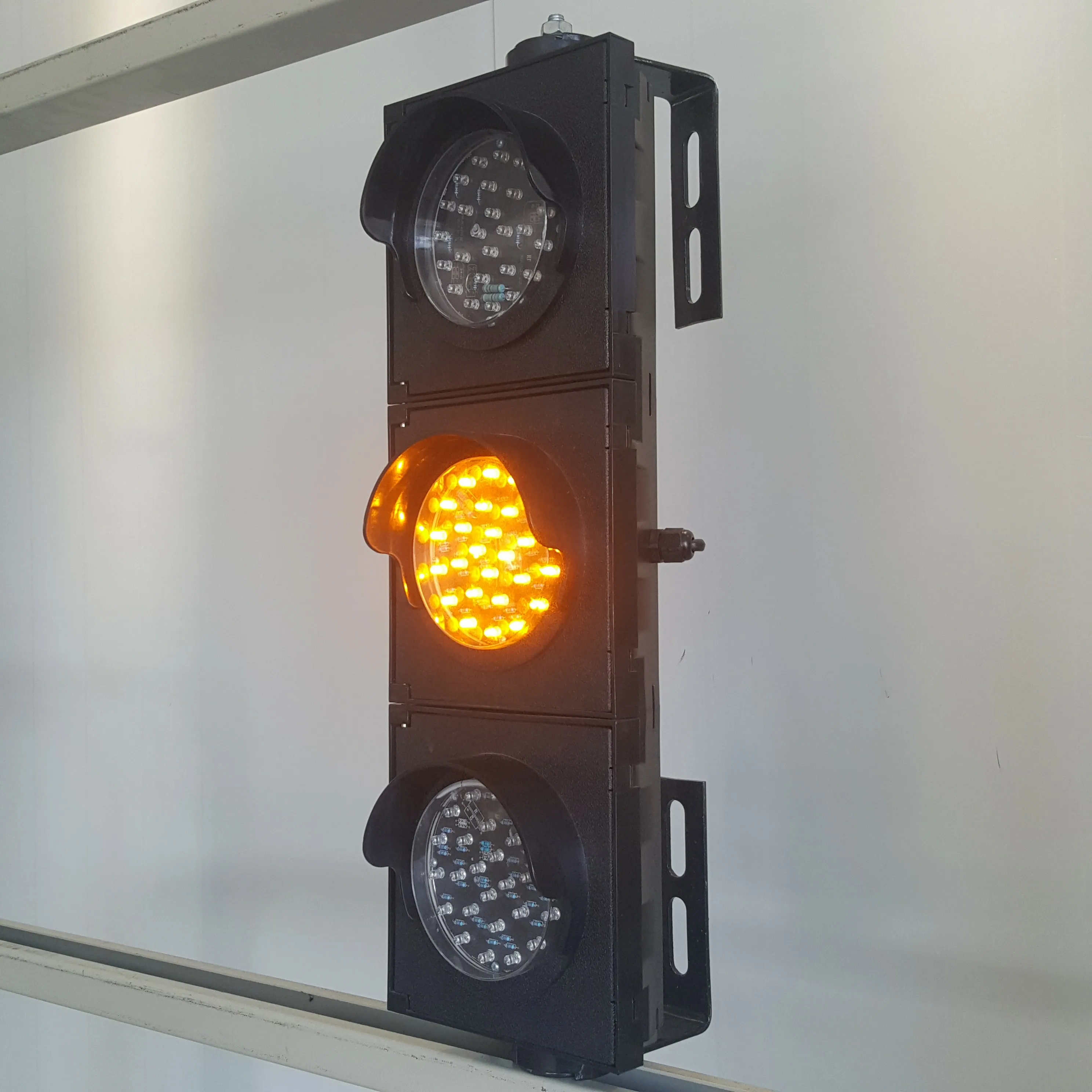 
100MM*3 RYG Full Ball LED Road Traffic Light Manufacturer 