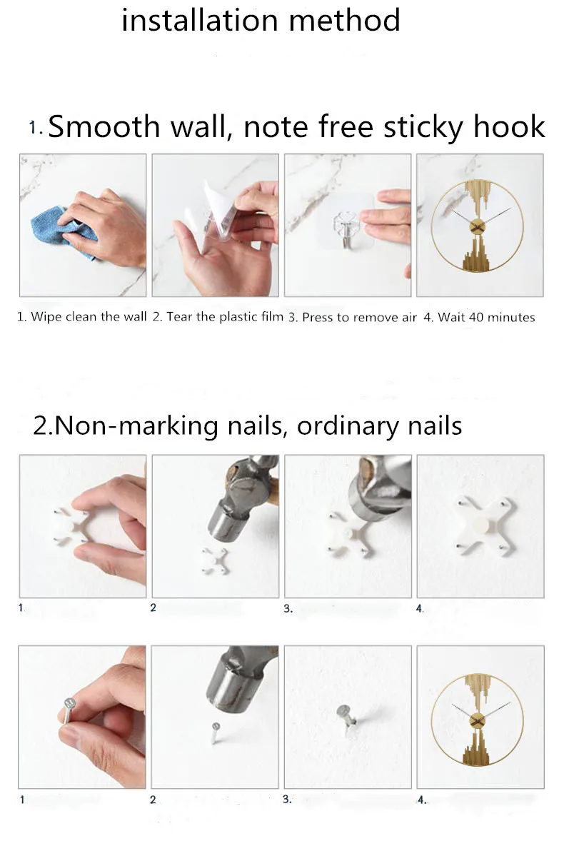 3D Crystal Display clock for Living Room wall clock home decor  