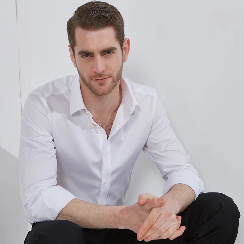 FACTORY clothing men shirts check shirt cheap white shirt price preference