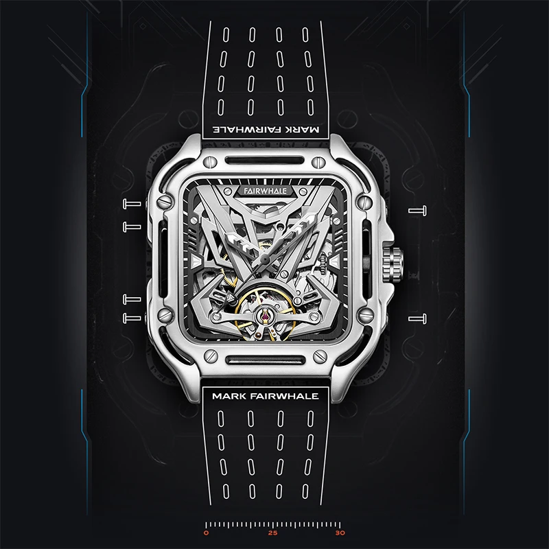 

2023 Factory Custom Watch Skeleton Stainless Steel Mechanical Automatic Watches For Mens Watches Luxury