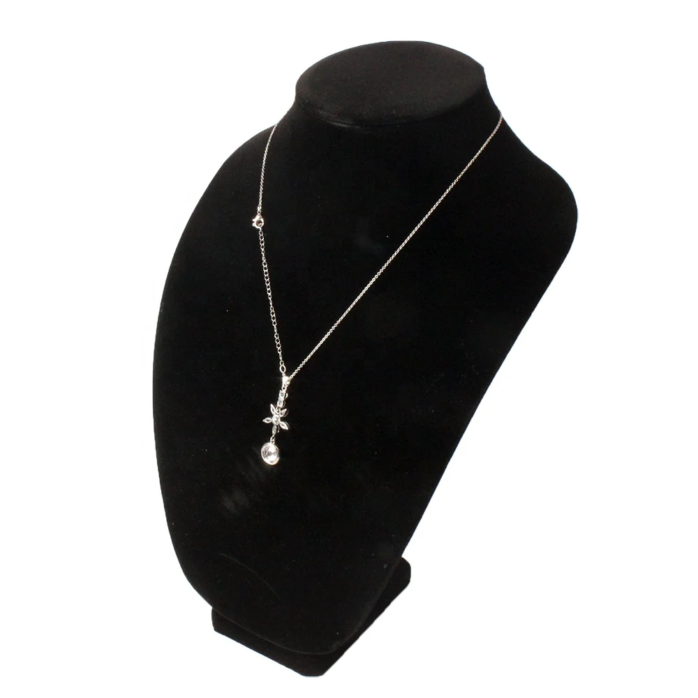 

67006 Black 3D Velvet Necklace Stand