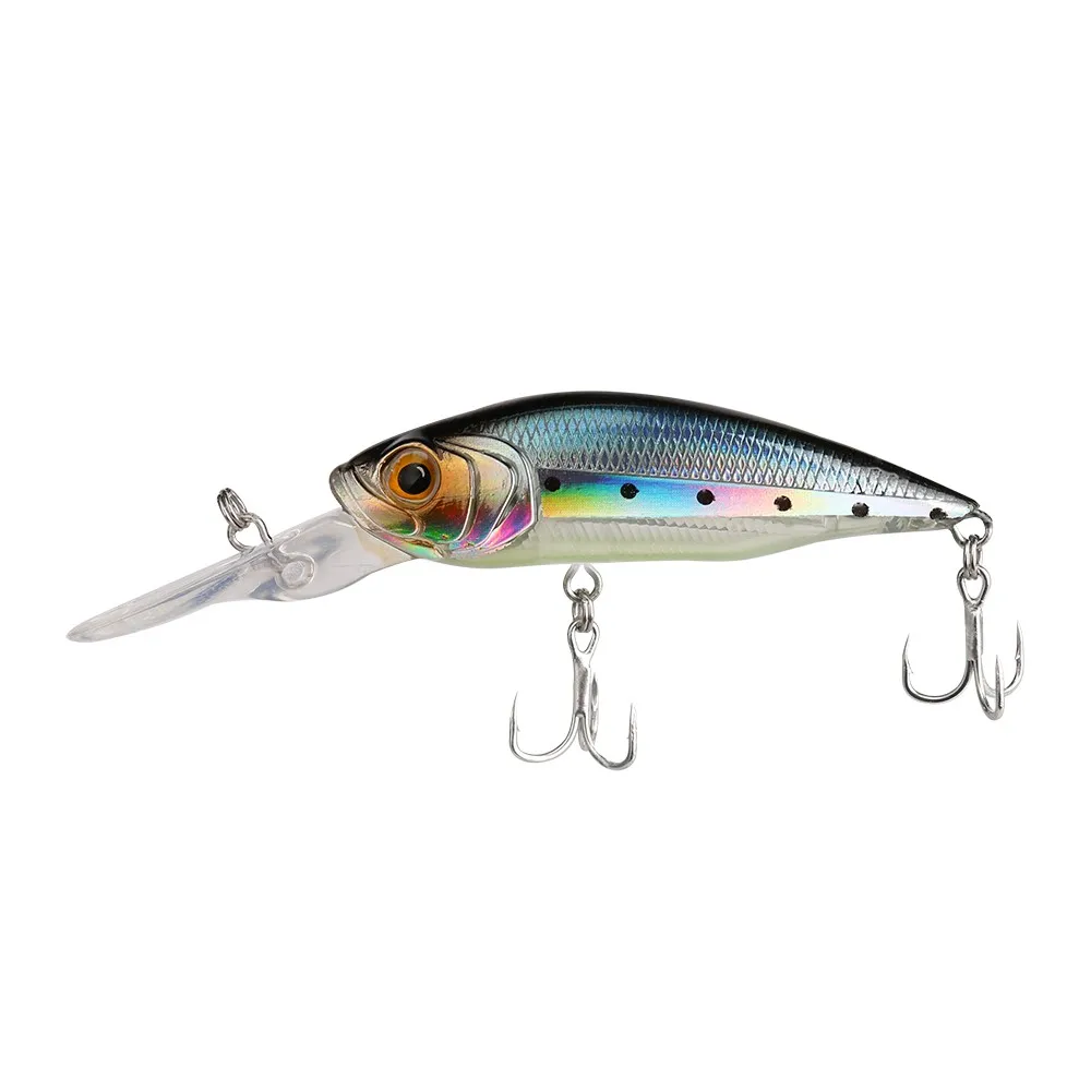 

3D bionic eye 6cm-7.2g/7cm-10.5g Sinking Minnow Hard bait Fishing Lures Mini Minnow With High Carbon Steel Hook, 6 colors