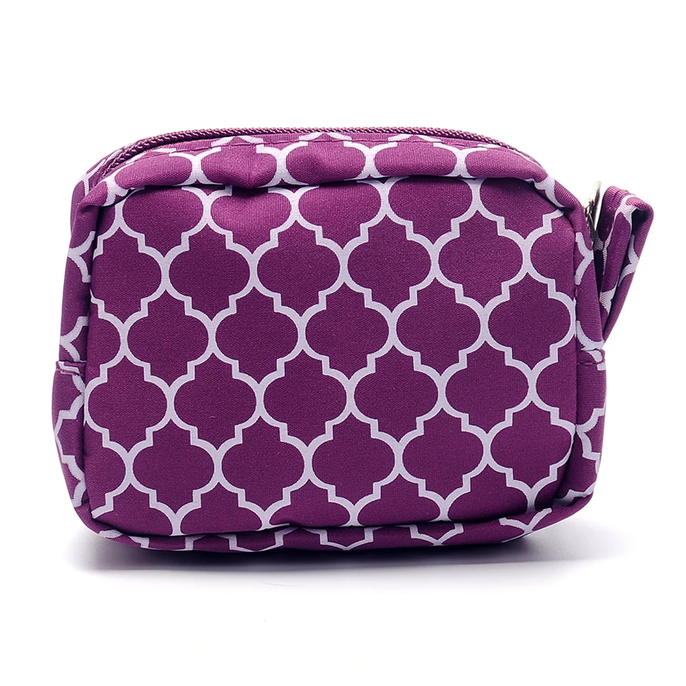 

Ready To Ship Wholesale new fashion Embroider Mini Quatrefoil Cosmetic Bags Dom069