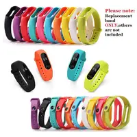 

Hot selling Silicone Rubber Smart bracelet For xiaomi Band 3 4 Smart band Smart Watch Mi band strap