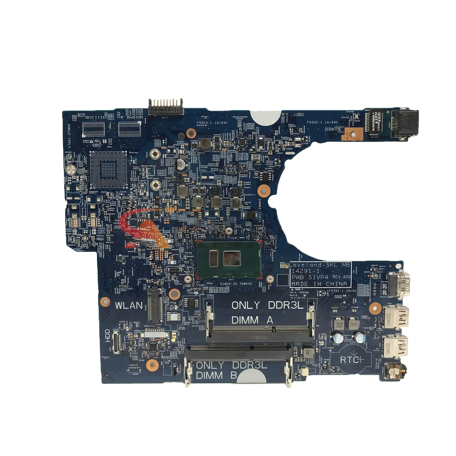 

14291-1 For dell Latitude 3470 3570 Laptop Motherboard with i3 i5 i7 6th Gen CPU Notebook mainboard CN-0YKP8M 056VN2 00KCD9