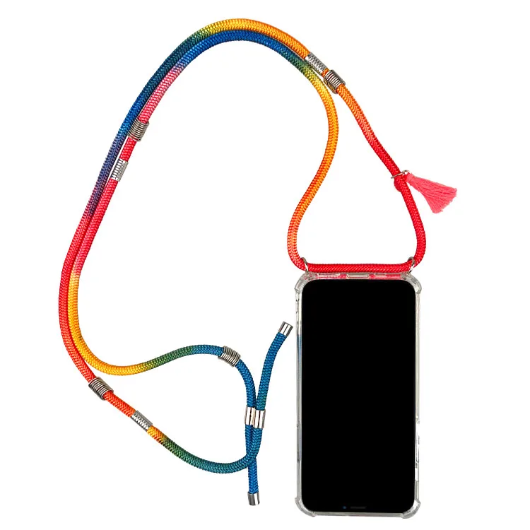 

DIY Customized Multi Color Neck Strap Anti Shock Acrylic Phone Case For Huawei P30 Lite