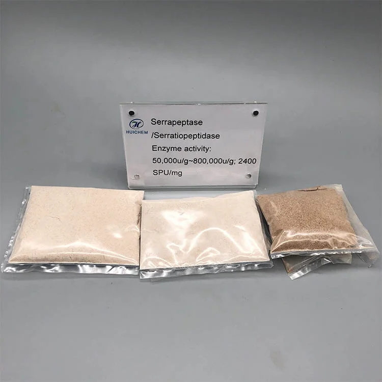 
Manufacturer supply serratiopeptidase enzyme powder with best price 