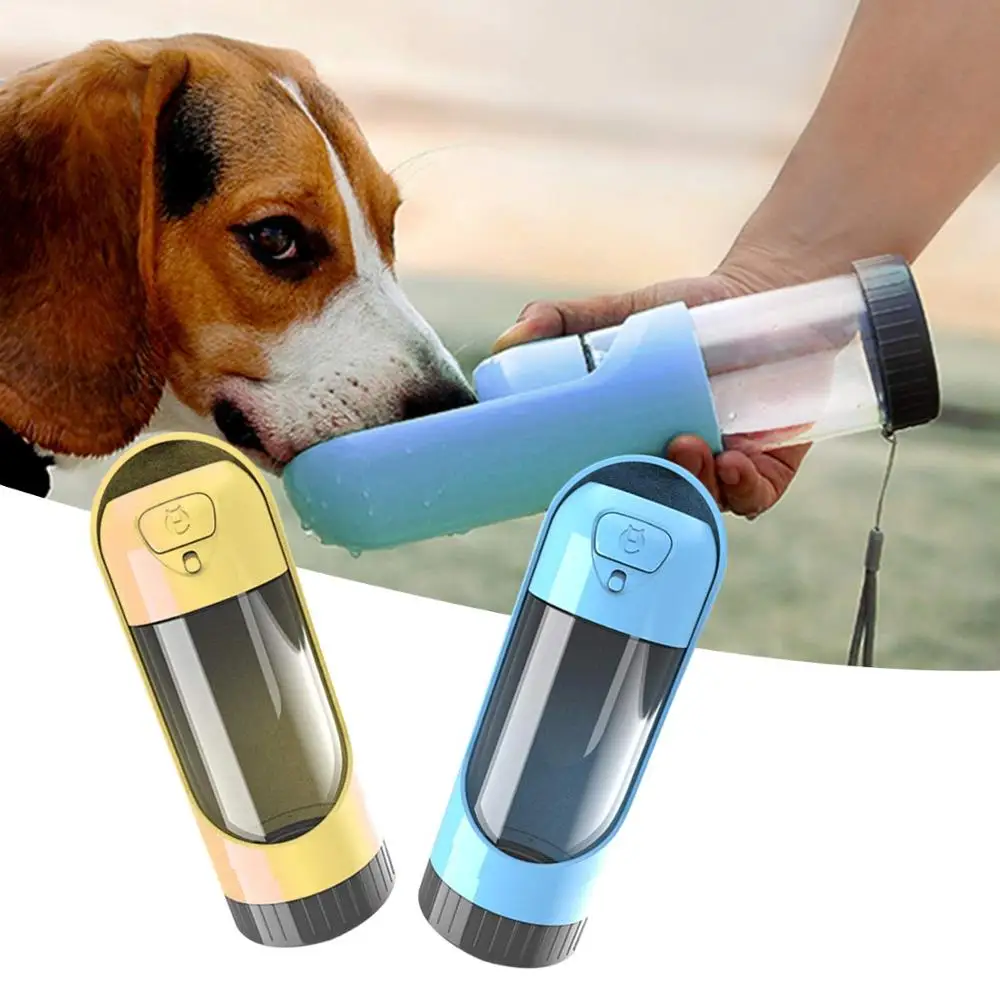 

Portable Pet Dog Bottle Drinking Bowls For Small Large Dogs Feeding Water Dispenser Cat Activated Carbon Filter Bowl, Green,blue,yellow,pink