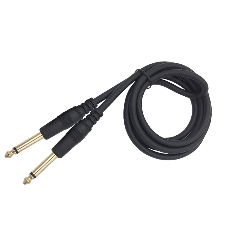 

Gold plating Oxygen-Free 1/4" Audio Speaker 6.35 Stereo male to male Guitar Cable