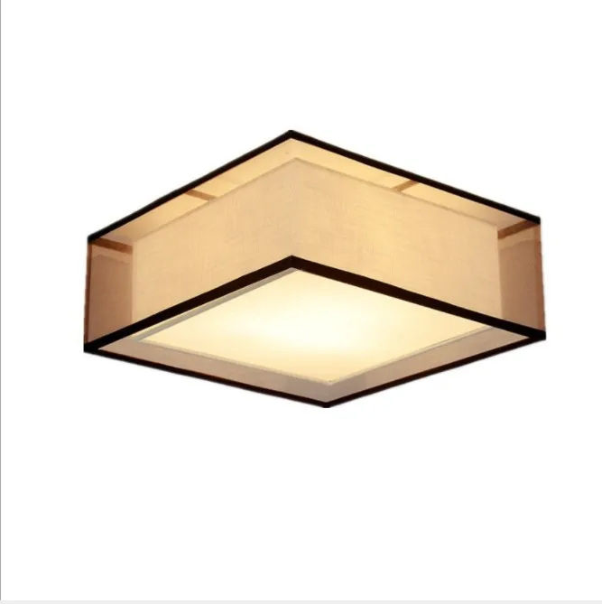 Wholesale new Chinese ceiling lamp living room lamp LED square simple creative study bedroom dining room Chinese lamp