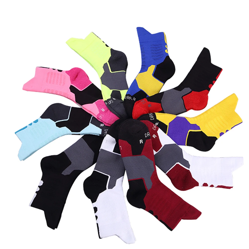 

Wholesale Youth Elite Crew Socks Design Custom Towel Bottom Elite Basketball Sports Sock