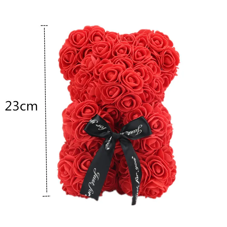 15cm rose bear