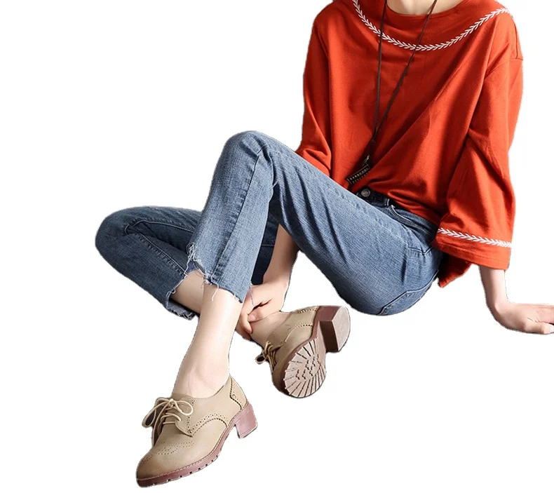 

Demin Jeans Woman Slim Jeans Elastic Small Straight Tube Color Trousers New Youth Fashion Trend Wholesale Jeans