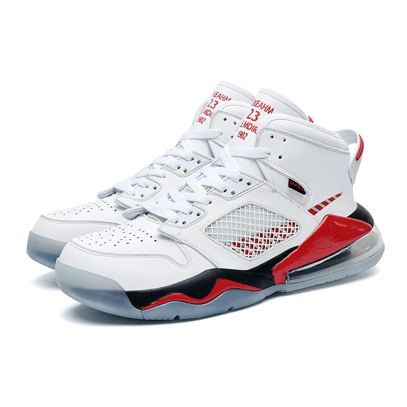 

New No Brand Mens Basketball Shoes Original Sneakers Men'S Basketball Sports Shoes Aj5 Uptempo Basketball Shoe, Black,white,