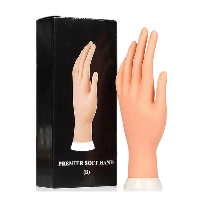 

High quality practice nail hand mannequin practice hand for acrylic nails, Natural