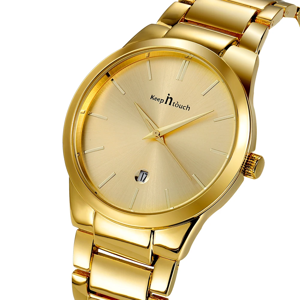

minimalist design luxury mens watches stainless steel gold wrist watch