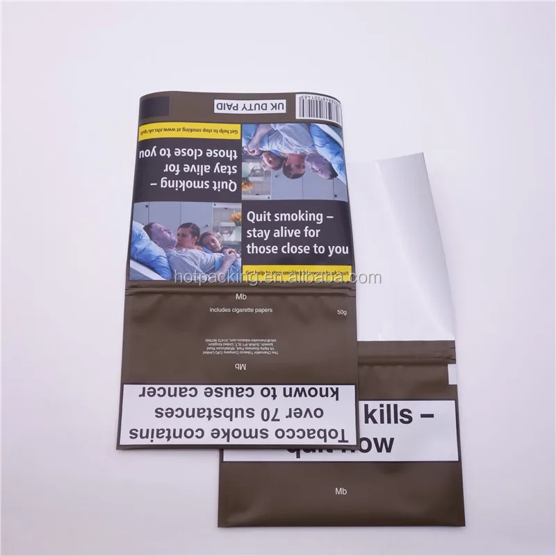 Hand Rolling Tobacco Bag/hand Rolling Plastic Tobacco Bag /tobacco