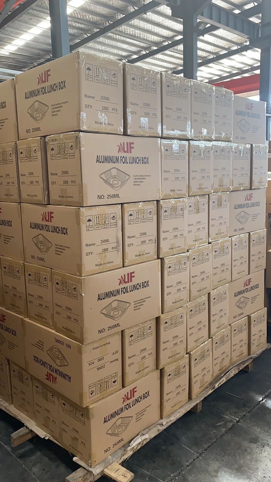 Customized aluminium foil container 800ML