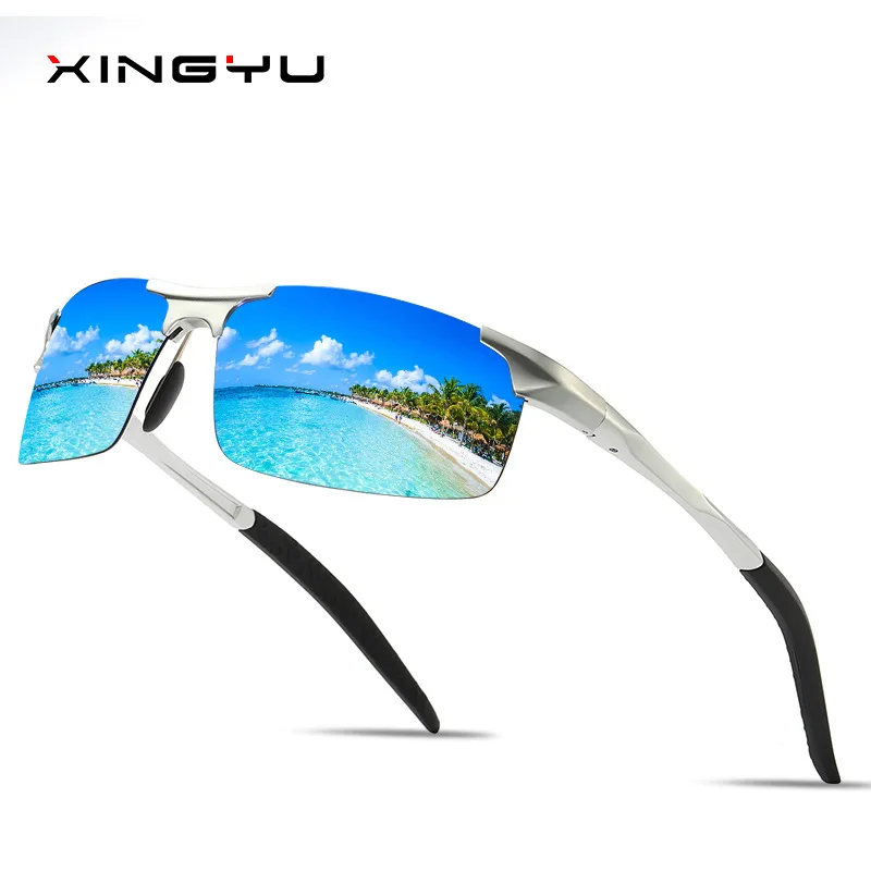

2020 Aluminum Magnesium Polarized Sunglasses Mens Sun Glasses Dustproof Glasses Sports Explosion Proof Stylish Sunglasses