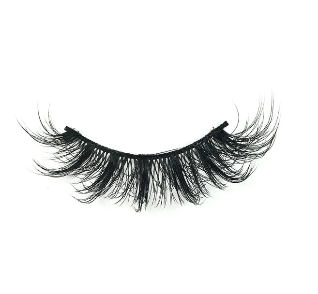 

OEM 25mm 3D Mink Hair False Eyelashes Thick Wispy Makeup Beauty Long Eye Lashes Extension 5 Pairs, Natural black mink eyelash