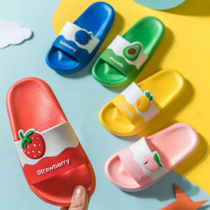 

Kids Baby Boys Girls Slippers Cute Cartoon Indoors Summer Beach Wear Shoes Non-slip Toddler Children Home Bedroom Shoes Slipper
